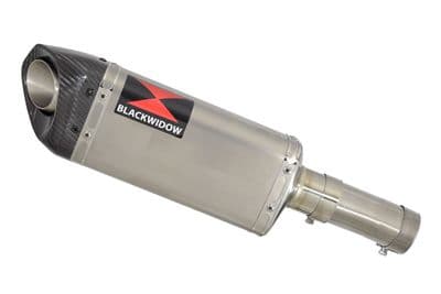 CRF1000 Africa Twin Link Pipe & 300mm Tri-Oval Stainless Carbon Tip Silencer Kit