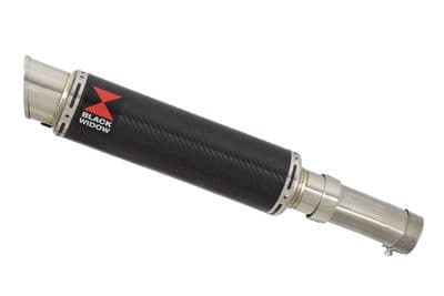 CRF1000 Africa Twin Link Pipe & 350mm GP Round Carbon Silencer Kit
