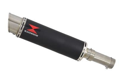 CRF1000 Africa Twin Link Pipe & 360mm GP Round Black Stainless Silencer Kit