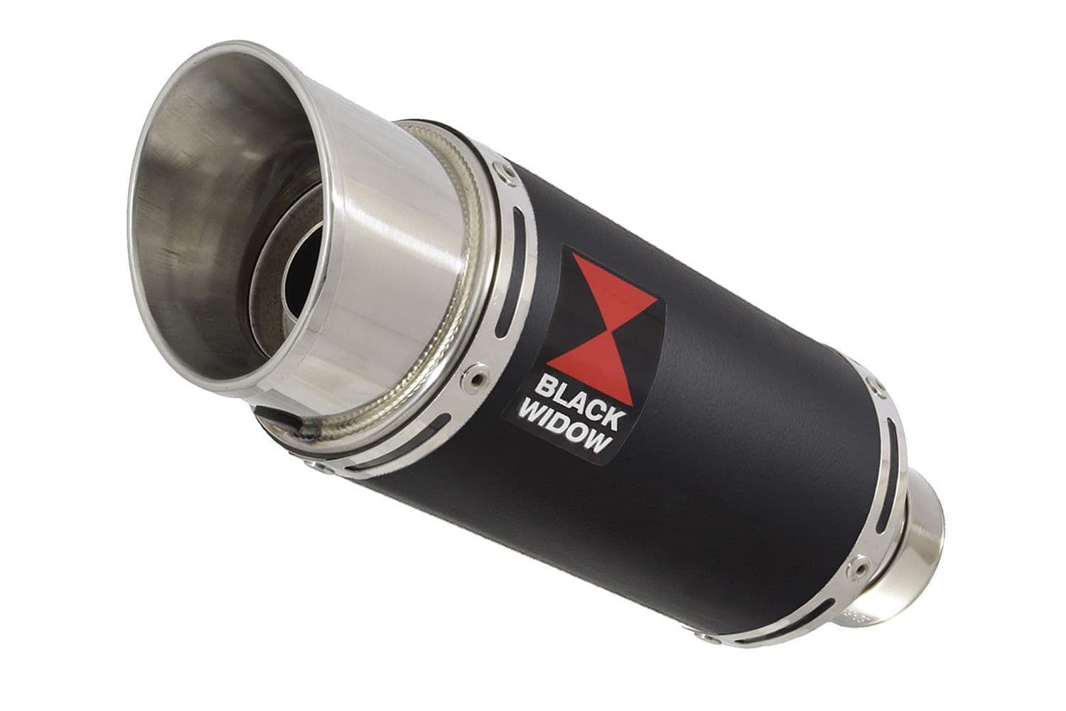 CRF1100 Africa Twin Exhaust Silencer Kit 200mm Round Black