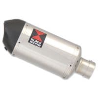 Daytona 660 2024 - 2026 Exhaust System 200 mm Oval Stainless Carbon Tip Silencer
