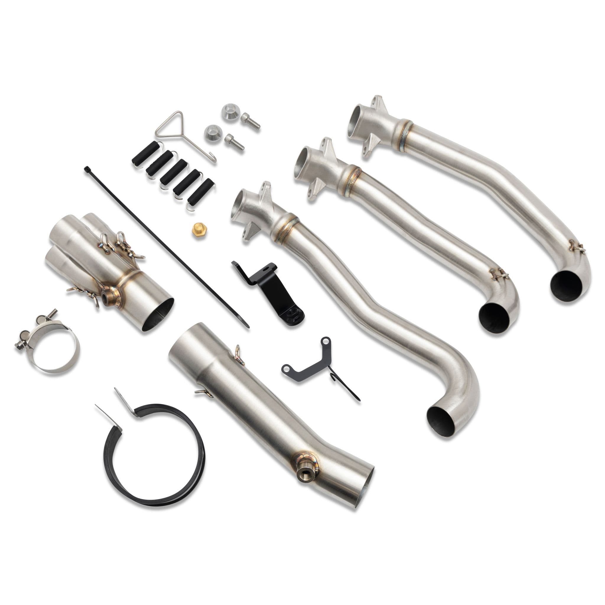 Daytona 660 2024 - 2026 Exhaust System 200 mm Round Black