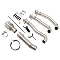Daytona 660 2024 - 2026 Exhaust System 200 mm Round Carbon Silencer