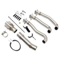 Daytona 660 2024 - 2026 Exhaust System 230 mm Oval Stainless Silencer