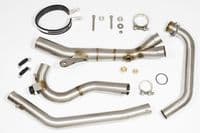 DL 650 V-Strom 2004-2016 Full Exhaust System 400mm Oval Stainless Silencer
