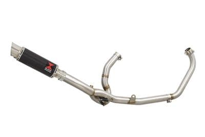 DL650 V-Strom 2017 - 2024 Exhaust System 230mm GP Round Carbon Silencer
