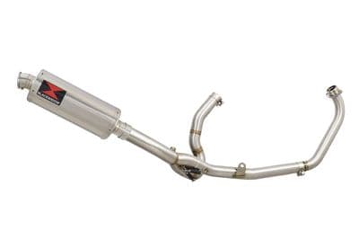 DL650 V-Strom 2017 - 2024 Exhaust System 300mm Oval Stainless Silencer