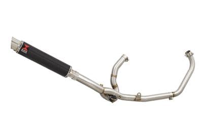 DL650 V-Strom 2017 - 2024 Exhaust System 350mm GP Round Carbon Silencer