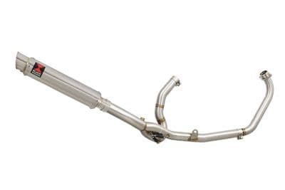 DL650 V-Strom 2017 - 2024 Exhaust System 350mm GP Round Stainless Silencer