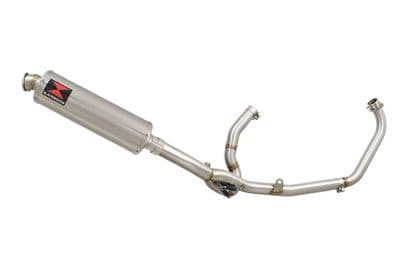 DL650 V-Strom 2017 - 2024 Exhaust System 400mm Round Stainless Silencer