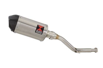 DR 125 SM Performance Exhaust Silencer 200mm Oval Stainless Carbon Tip