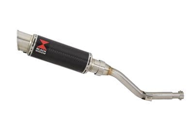 DR 125 SM Performance Exhaust Silencer 230mm GP Round Carbon
