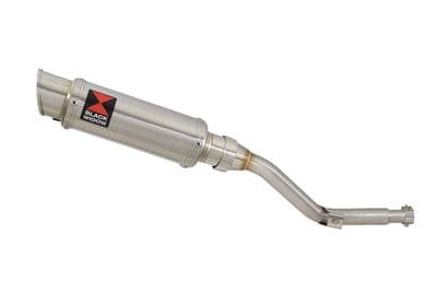 DR 125 SM Performance Exhaust Silencer 230mm GP Round Stainless