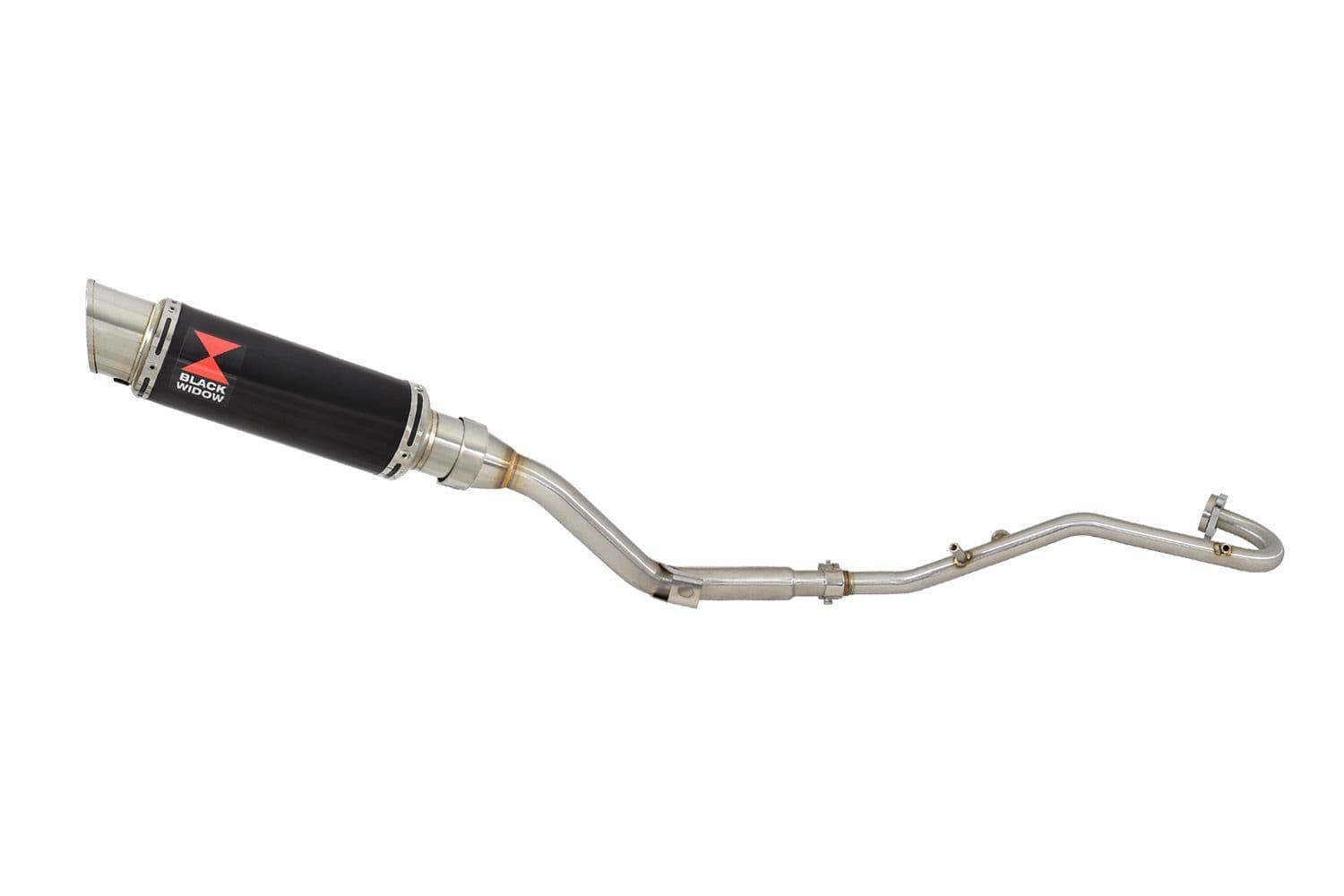 DR 125 SM Performance Exhaust System 230mm GP Round Black