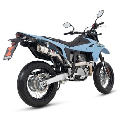 DR - Z4 S / SM 2025 - 2026 Exhaust Silencer Kit 200 mm Round GP Stainless Steel