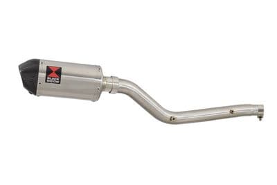 DRZ 400 S / SM 2000 - 2024 Exhaust Silencer kit 200 mm Oval Stainless Carbon Tip