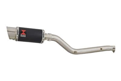 DRZ 400 S / SM 2000 - 2024 Exhaust Silencer Kit 200 mm Round Black Stainless