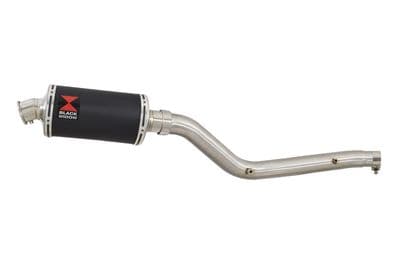 DRZ 400 S / SM 2000 - 2024 Exhaust Silencer Kit 230 mm Oval Black Stainless