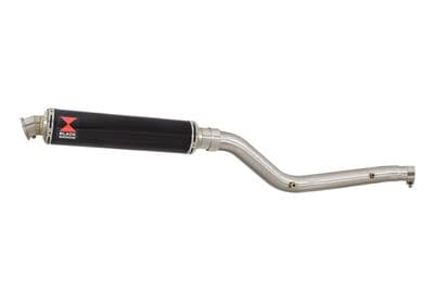 DRZ 400 S / SM 2000 - 2024 Exhaust Silencer Kit 350 mm Round Black Stainless