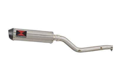 DRZ 400 S / SM 2000 - 2024 Exhaust Silencer Kit 370 mm Round  Stainless Carbon Tip