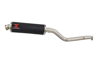 DRZ 400 S / SM 2000 - 2024 Exhaust Silencer Kit 400 mm Round Black Stainless