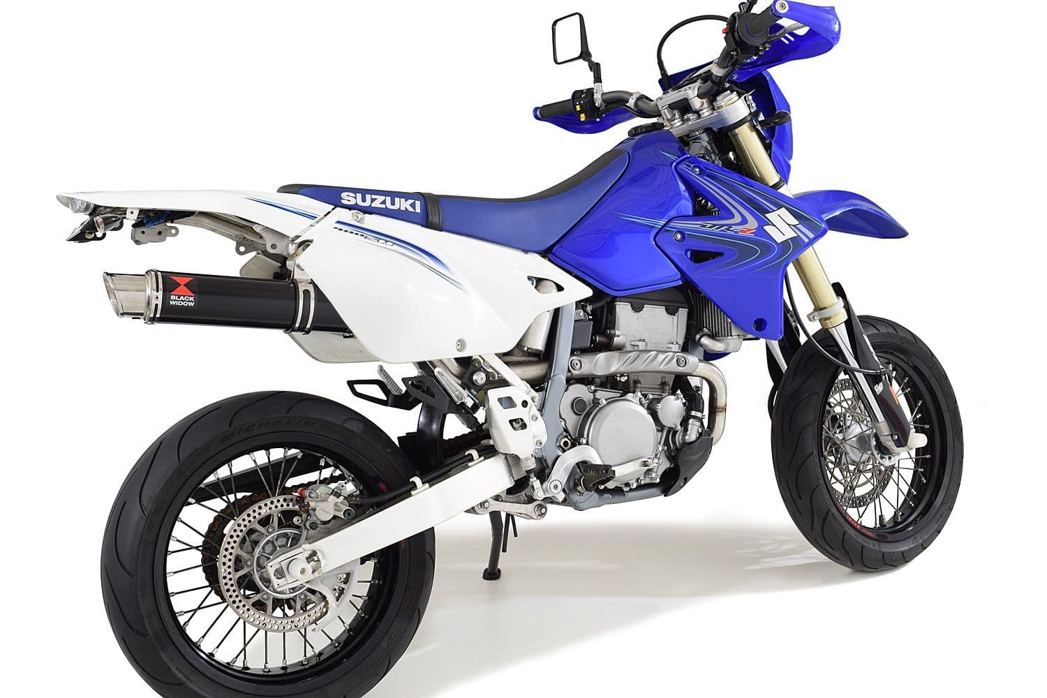 t.original DRZ 400 S / SM Exhaust System Round Silencer End Can Muffler