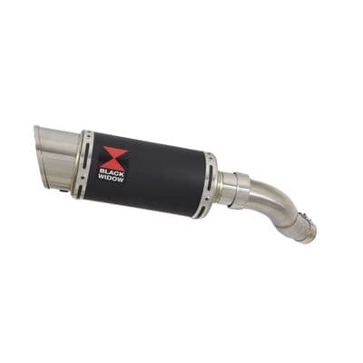 Eliminator 500 Exhaust Silencer 200mm Round Black Stainless