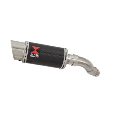 Eliminator 500 Exhaust Silencer 200mm Round Carbon Stainless Steel