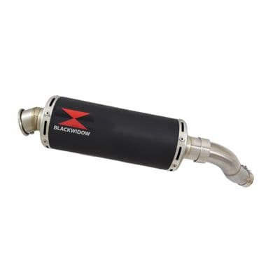 Eliminator 500 Exhaust Silencer 300mm Round Black Stainless