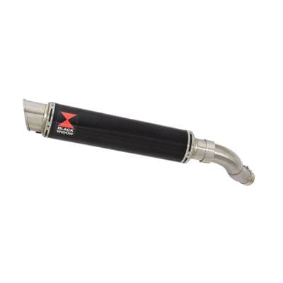 Eliminator 500 Exhaust Silencer 350mm GP Round Black Stainless
