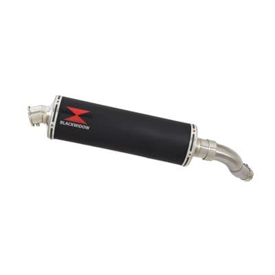 Eliminator 500 Exhaust Silencer 400mm Oval Black Stainless