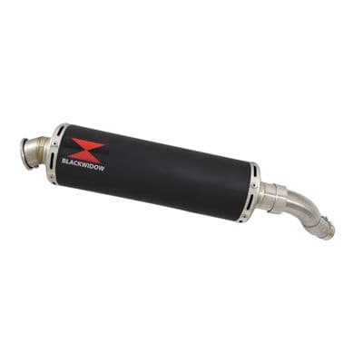 Eliminator 500 Exhaust Silencer 400mm Round Black Stainless