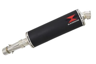 F800 GS Adventure Exhaust Silencer 400mm Oval Black Stainless