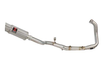 F900XR 2020-2025 De-Cat Performance Exhaust System 200mm Round Stainless Silencer