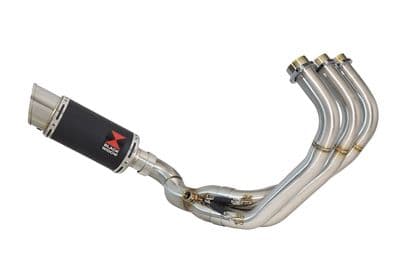 FJ09 FZ09 De-Cat Exhaust System 200mm Round Black Stainless Silencer