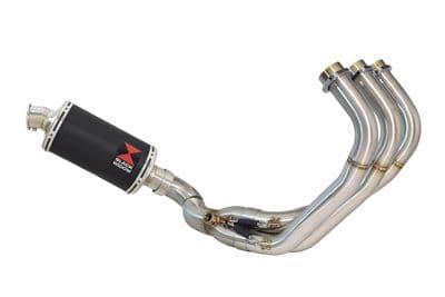 FJ09 FZ09 De-Cat Exhaust System 230mm Oval Black Stainless Silencer