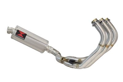 FJ09 FZ09 De-Cat Exhaust System 300mm Oval Stainless Silencer