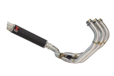 FJ09 FZ09 De-Cat Exhaust System 350mm GP Round Carbon Silencer