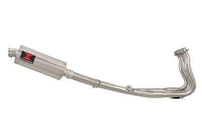 FZ8 FZ8N FZ8S Fazer 8 De Cat Race Exhaust System 300mm Oval Stainless Silencer