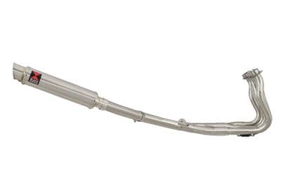 FZ8 FZ8N FZ8S Fazer 8 De Cat Race Exhaust System 350mm GP Round Stainless Silencer