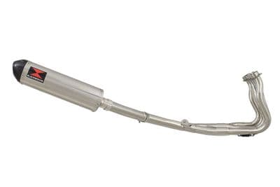 FZ8 FZ8N FZ8S Fazer 8 De Cat Race Exhaust System 400mm Oval Stainless Carbon Tip Silencer