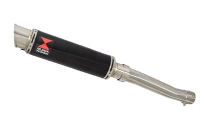 FZR1000 FZR 1000 EXUP Exhaust Silencer Kit 350mm GP Round Black Stainless