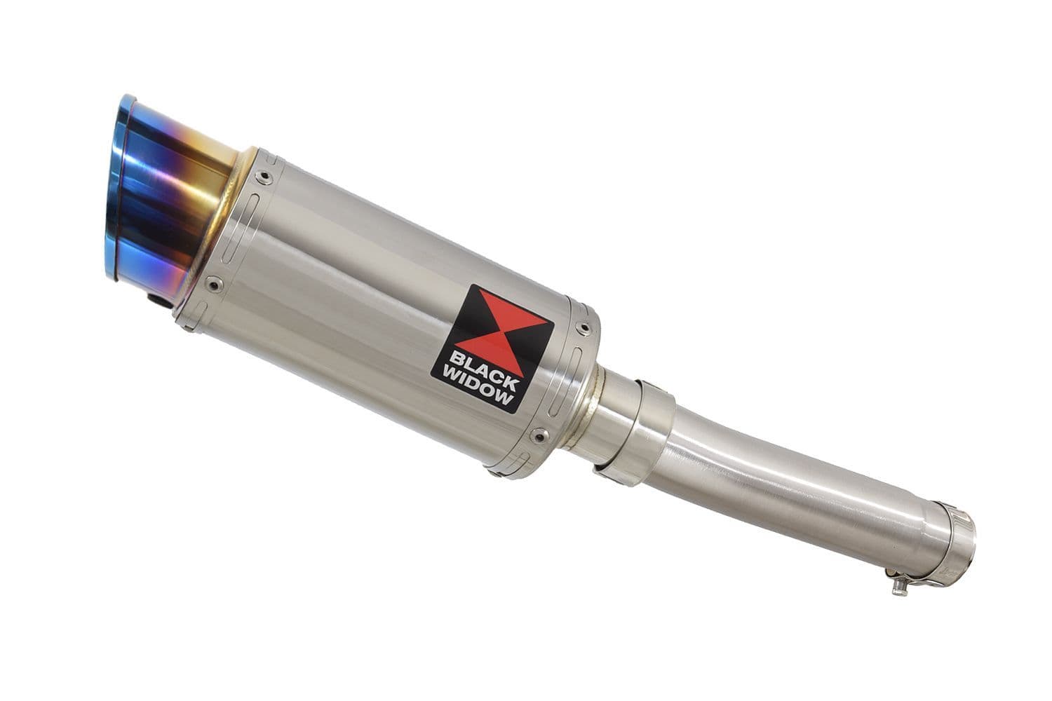 開店記念セール！ Exhaust 600 FAZER FZS600 Silencer Tip Blue Round 200mm Kit SF・ファンタジー・ホラー