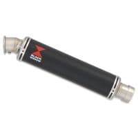 GB 350 2024 - 2025 Exhaust Silencer Kit 350 mm Round Black Stainless Steel Silencer