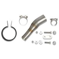 GB 350 2024 - 2025 Exhaust Silencer Kit 350 mm Round Black Stainless Steel Silencer