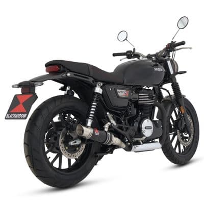 GB 350 S / R / RS 2024 - 2025 Exhaust Silencer Kit 230 mm Round GP Black Stainless Steel