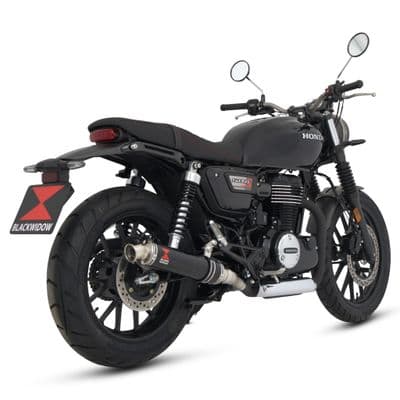 GB 350 S / R / RS 2024 - 2025 Exhaust Silencer Kit 350 mm Round Black Stainless Steel