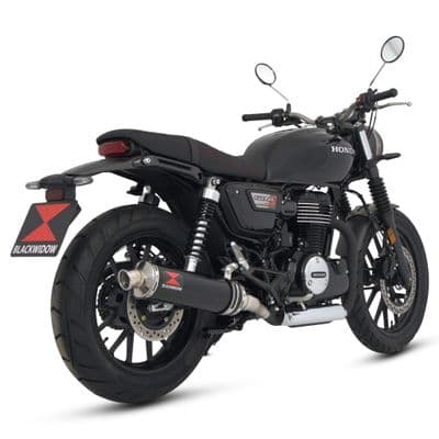 GB 350 S / R / RS 2024 - 2025 Exhaust Silencer Kit 400 mm Round Black Stainless Steel