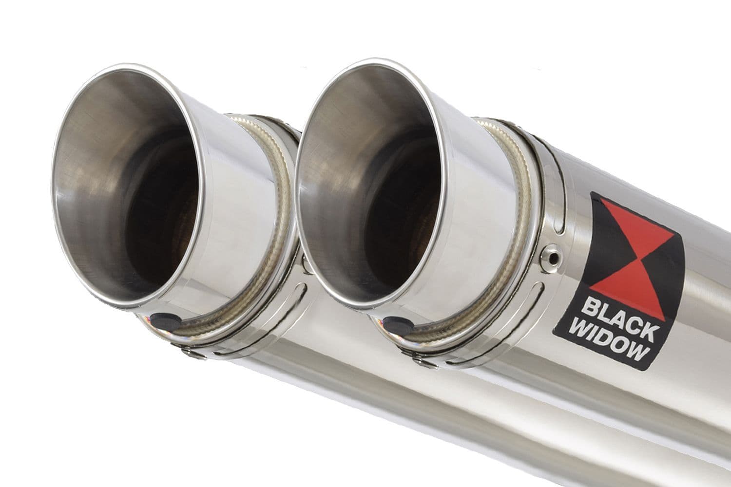 GL1500 Goldwing Twin Exhaust Silencer Kit 350mm GP Round