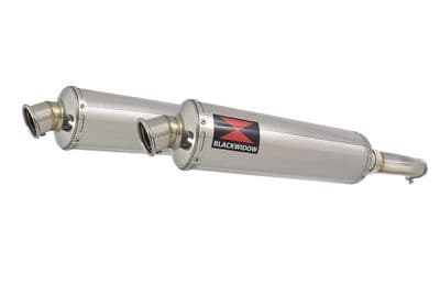 GL1500 Goldwing Twin Exhaust Silencer Kit 400mm Round Stainless